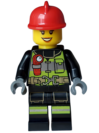 Минифигурка Lego Fire - Female cty1596 U